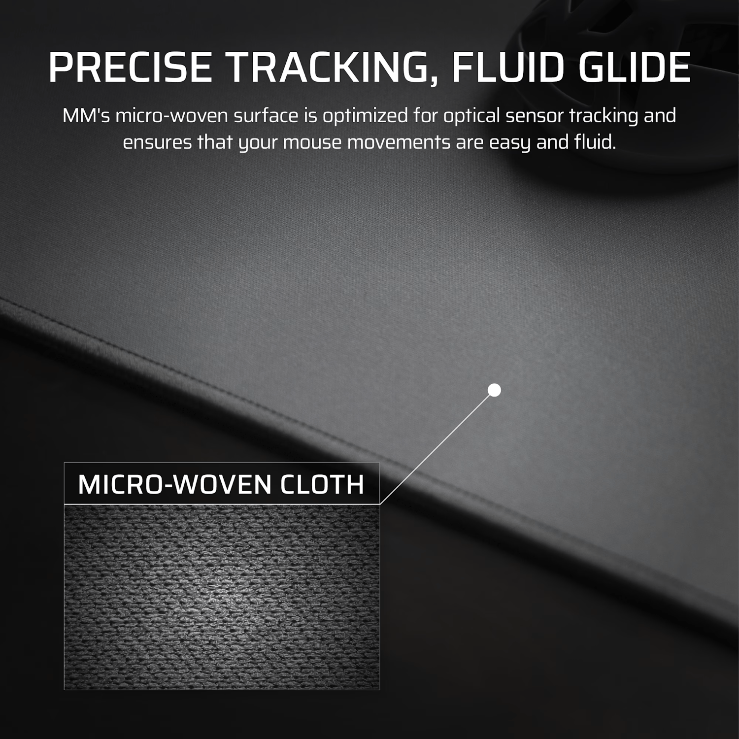 Corsair MM Anti-fray Cloth Gaming Mouse Pad XL - Gray - Image 5