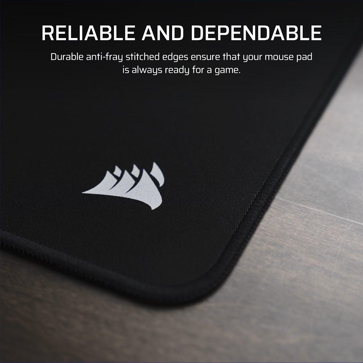 Corsair MM Anti-fray Cloth Gaming Mouse Pad 3XL - Black - Image 3